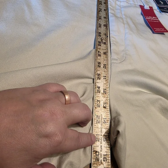 NWT U.S. POLO ASSN Comfort Waist Shorts Men's 3XL In Tan 7" Inseam - Picture 8 of 9